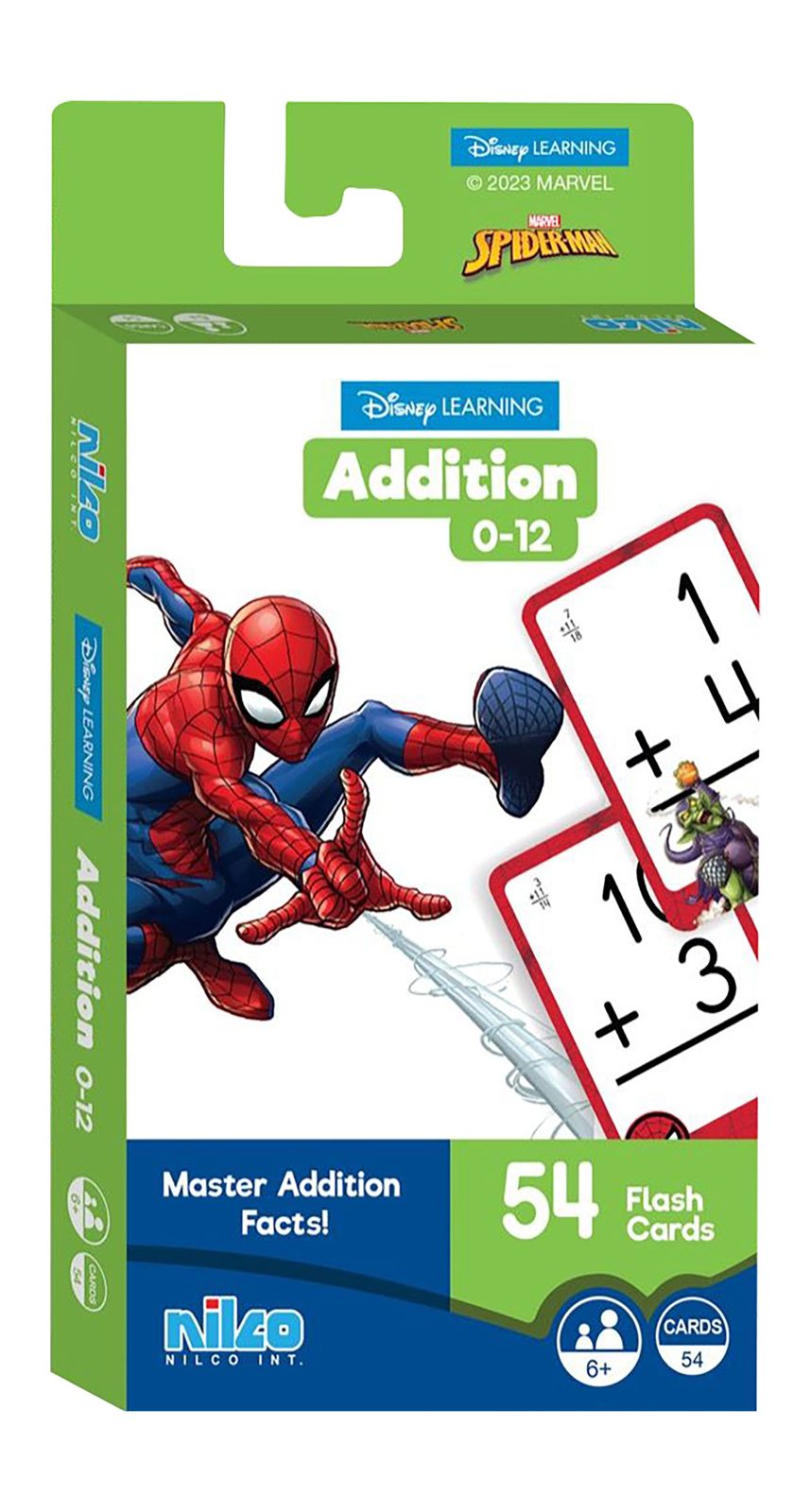 Disney Learning Addition 0–12 Flash Cards
