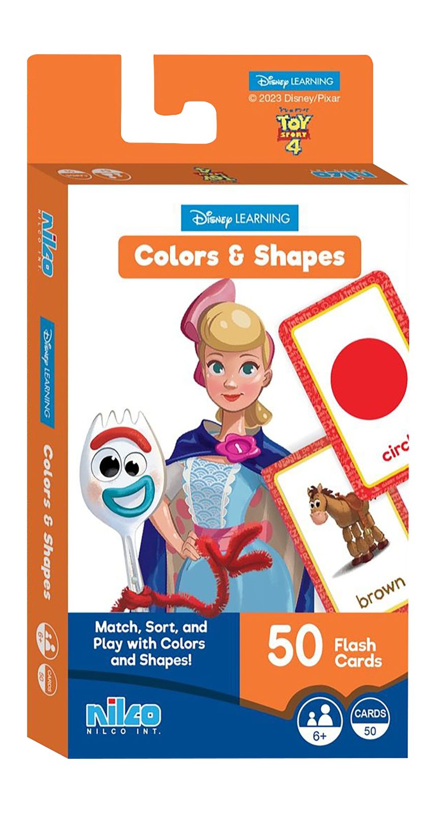 Disney Toy Story 4 Shapes & Colors Flash Cards