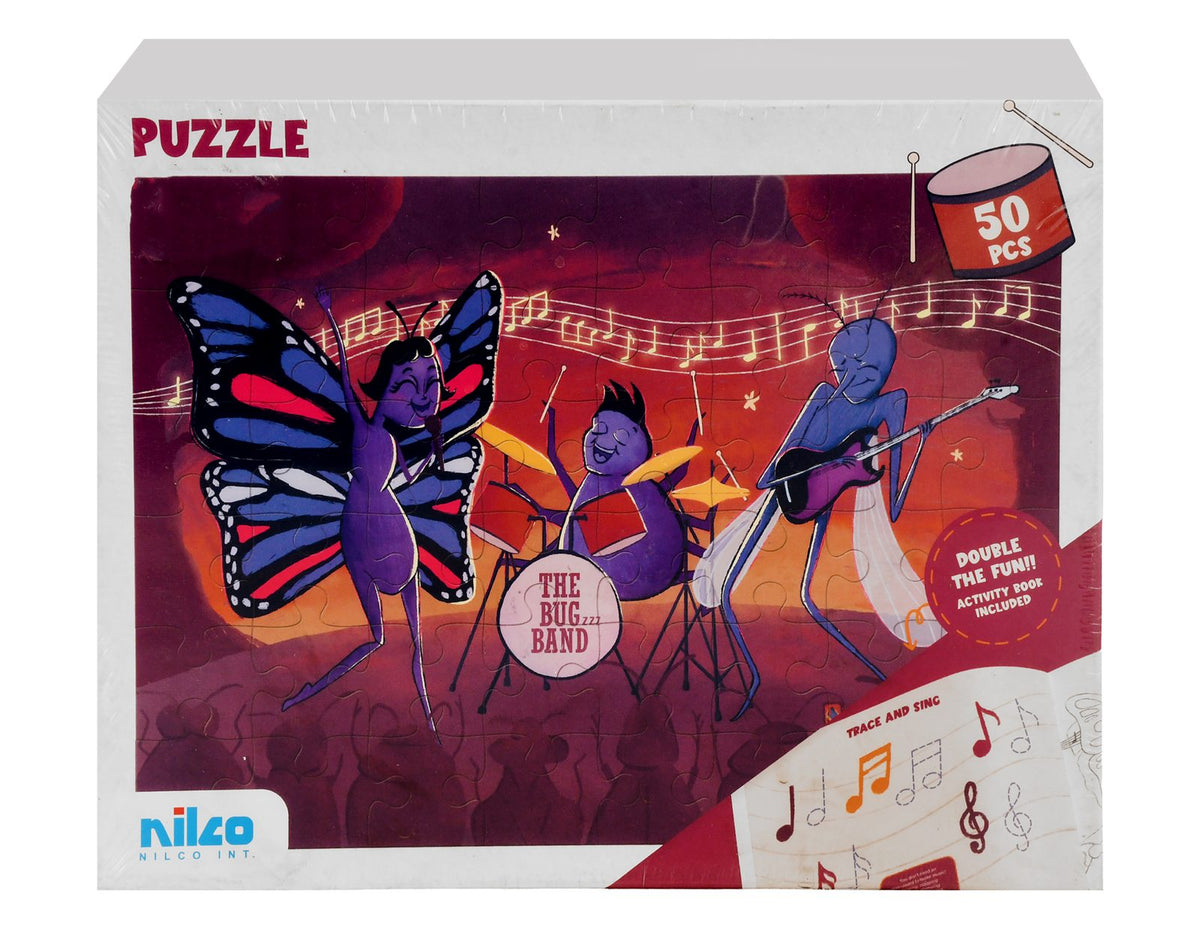 Insects Music Jigsaw Puzzle – 50 Pieces
