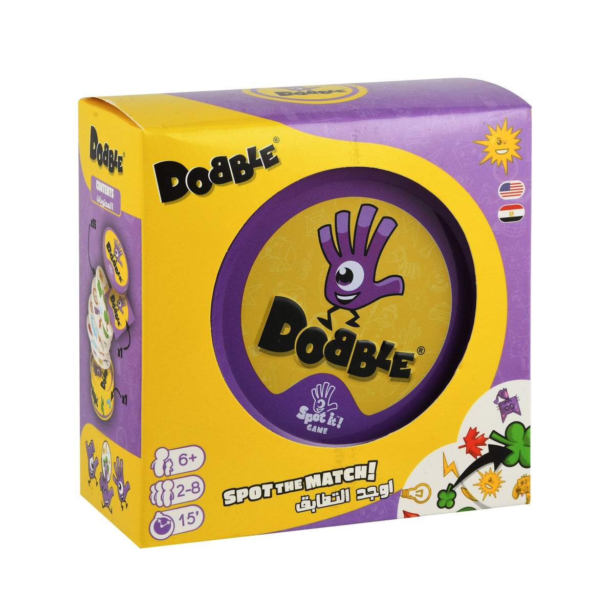 Nilco Dobble Card Game – Spot the Match (Purple)