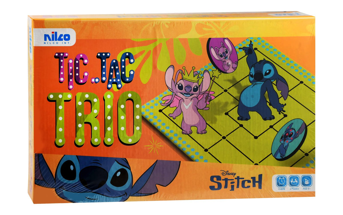 Disney Stitch Tic Tac Trio Game