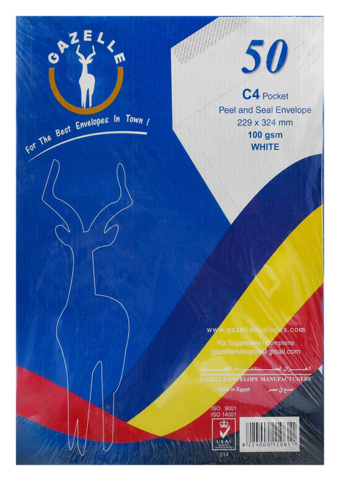 Ghazala C4 / B4 Envelope 100 gsm