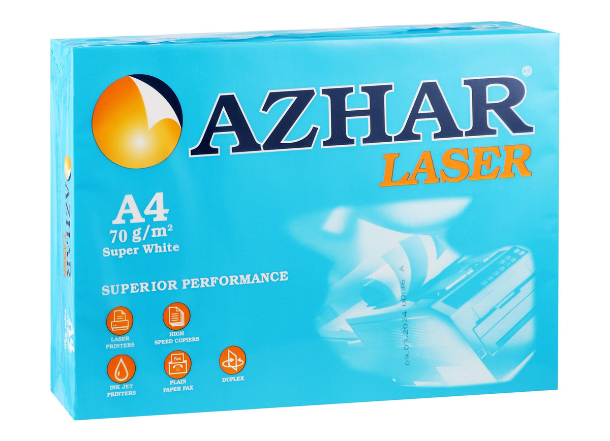 Azhar A4 Super White Digital InkJet & Laser Printing Papers