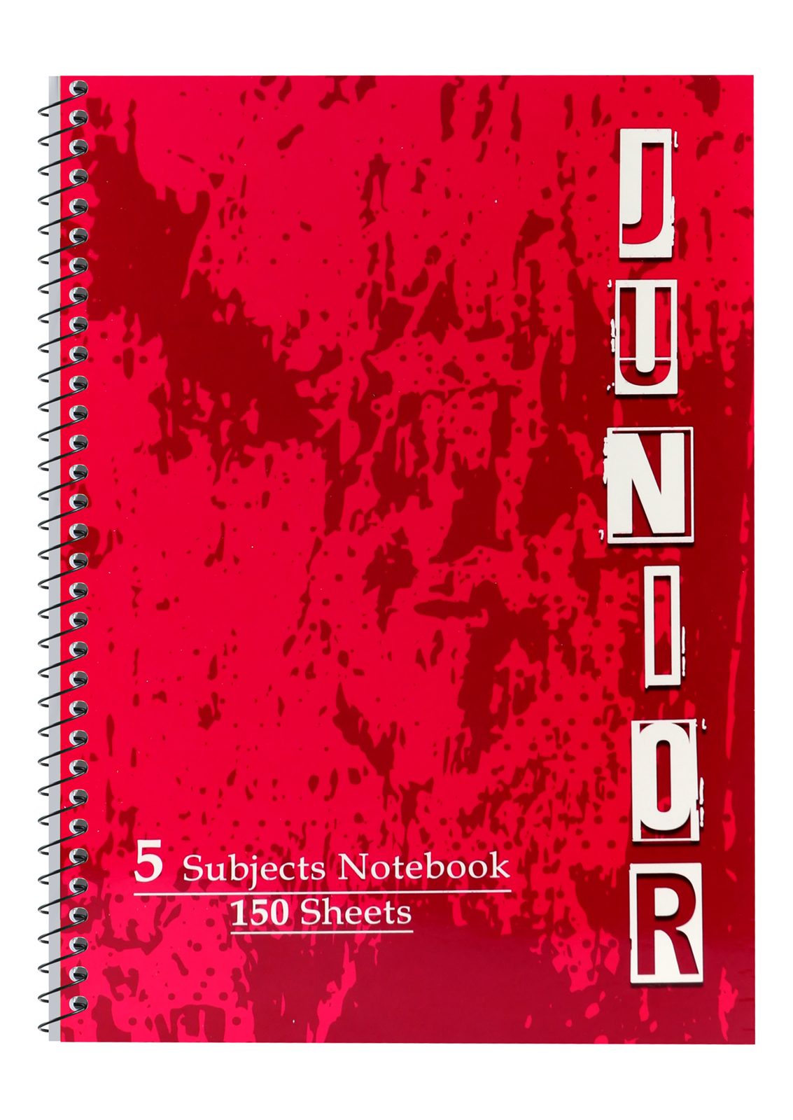 Junior 5-Subject Wire-Bound Notebook A4 – 150 Sheets