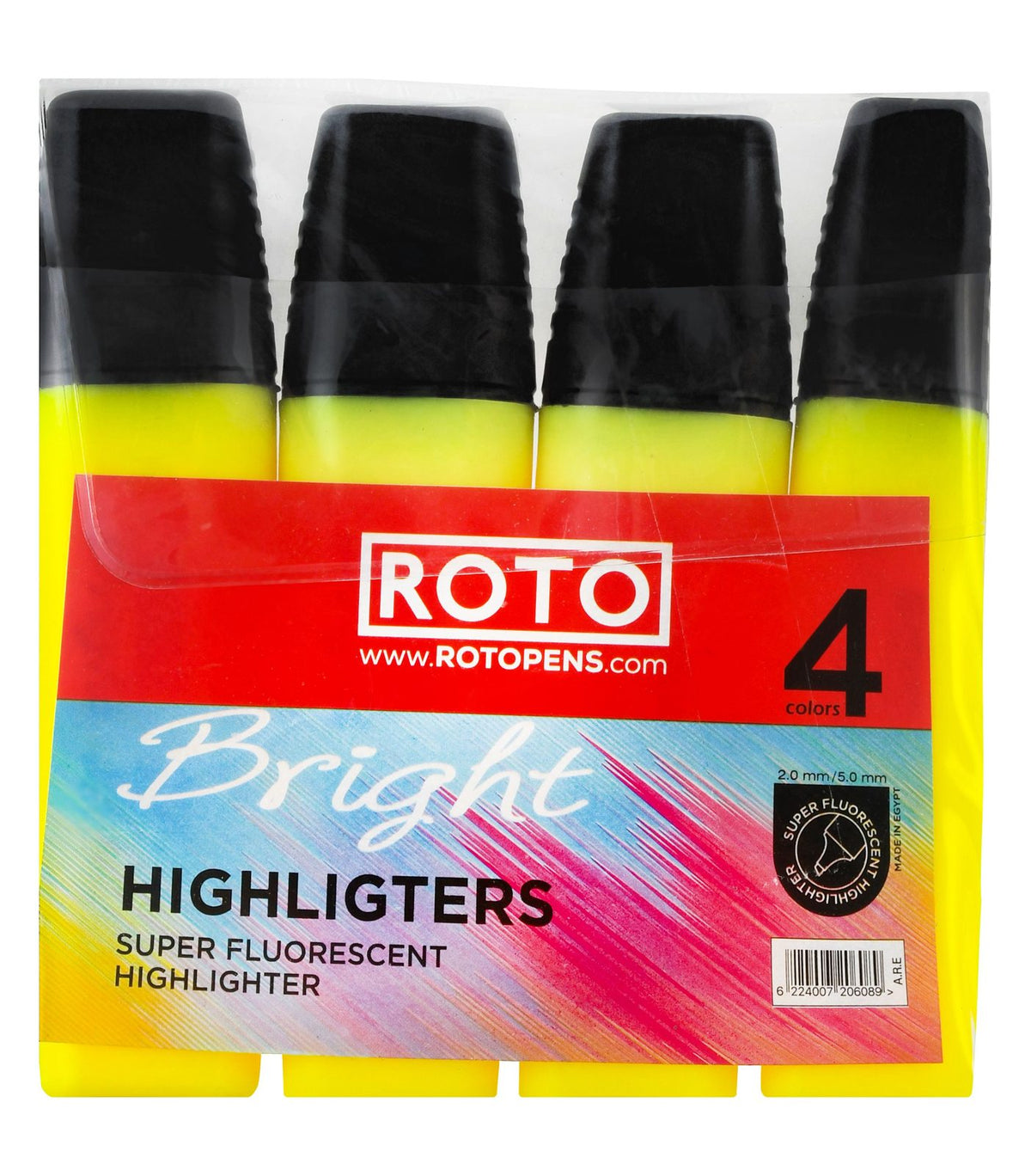 Roto Highlighter Set – 4 Colors