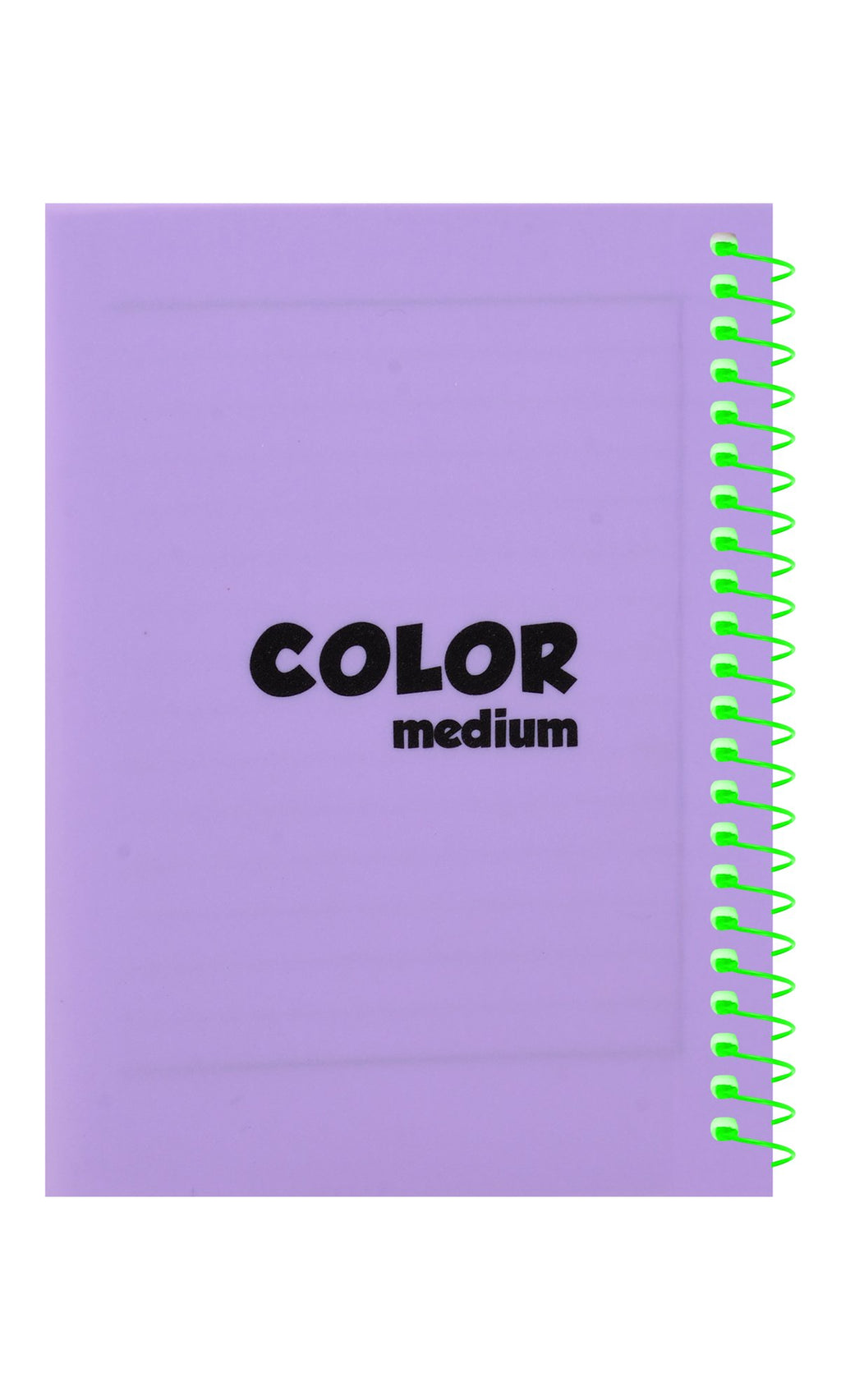 Sema Color Medium A6 Purple Spiral Lined Notepad – 70 Sheets