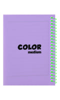 Sema Color Medium A6 Purple Spiral Lined Notepad – 70 Sheets