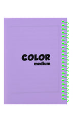Sema Color Medium A6 Purple Spiral Lined Notepad – 70 Sheets