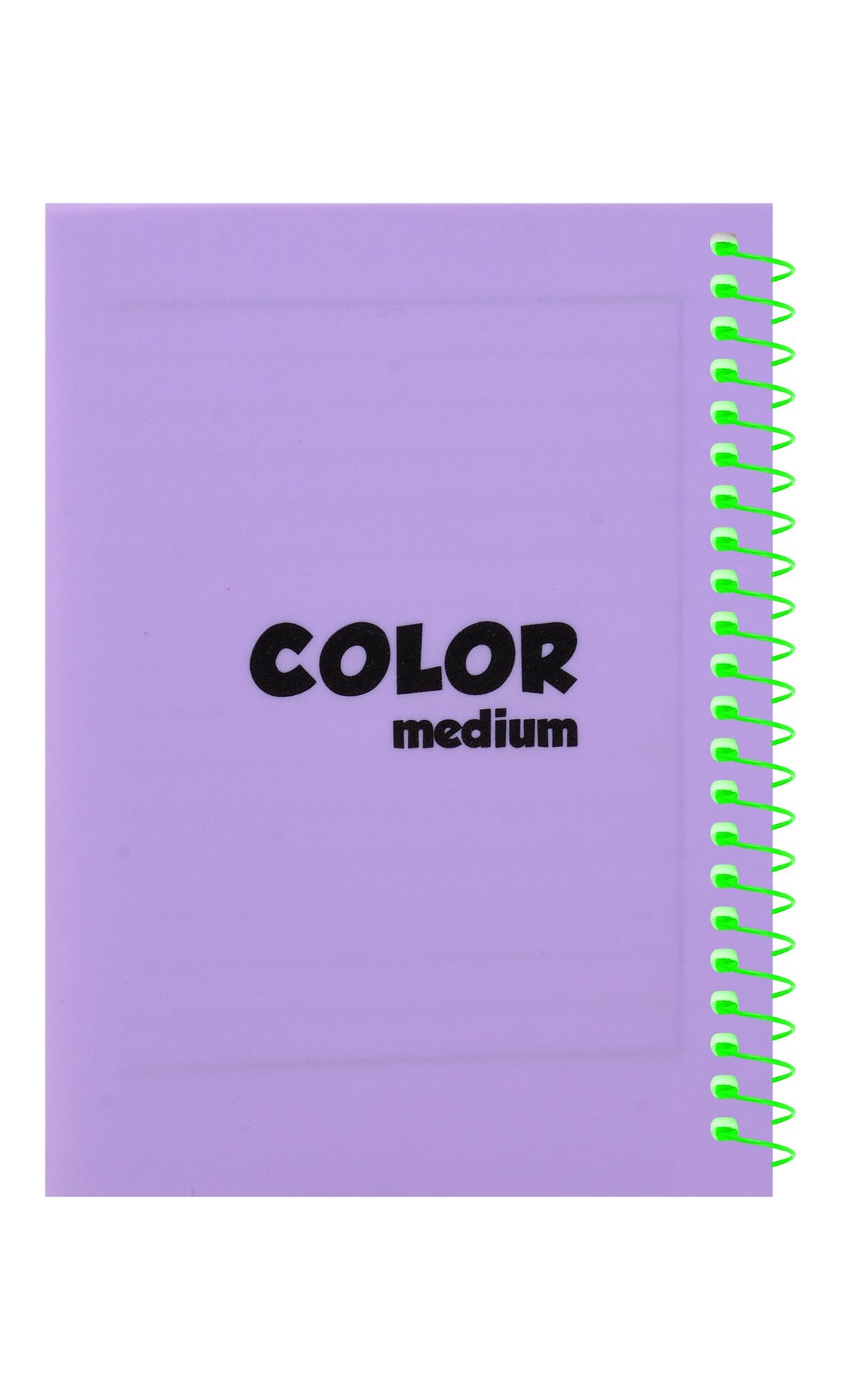 Sema Color Medium A6 Purple Spiral Lined Notepad – 70 Sheets