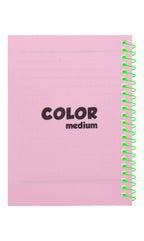 Sema Color Medium A6 Purple Spiral Lined Notepad – 70 Sheets