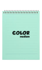 Sema Color Medium A6 Purple Spiral Lined Notepad – 70 Sheets