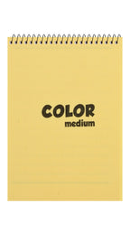 Sema Color Medium A6 Purple Spiral Lined Notepad – 70 Sheets