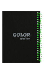 Sema Color Medium A6 Purple Spiral Lined Notepad – 70 Sheets