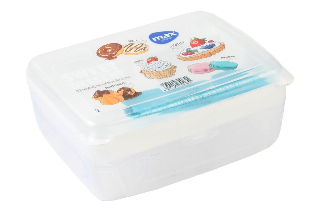 Max Plast Sweet Dessert Black Food Container