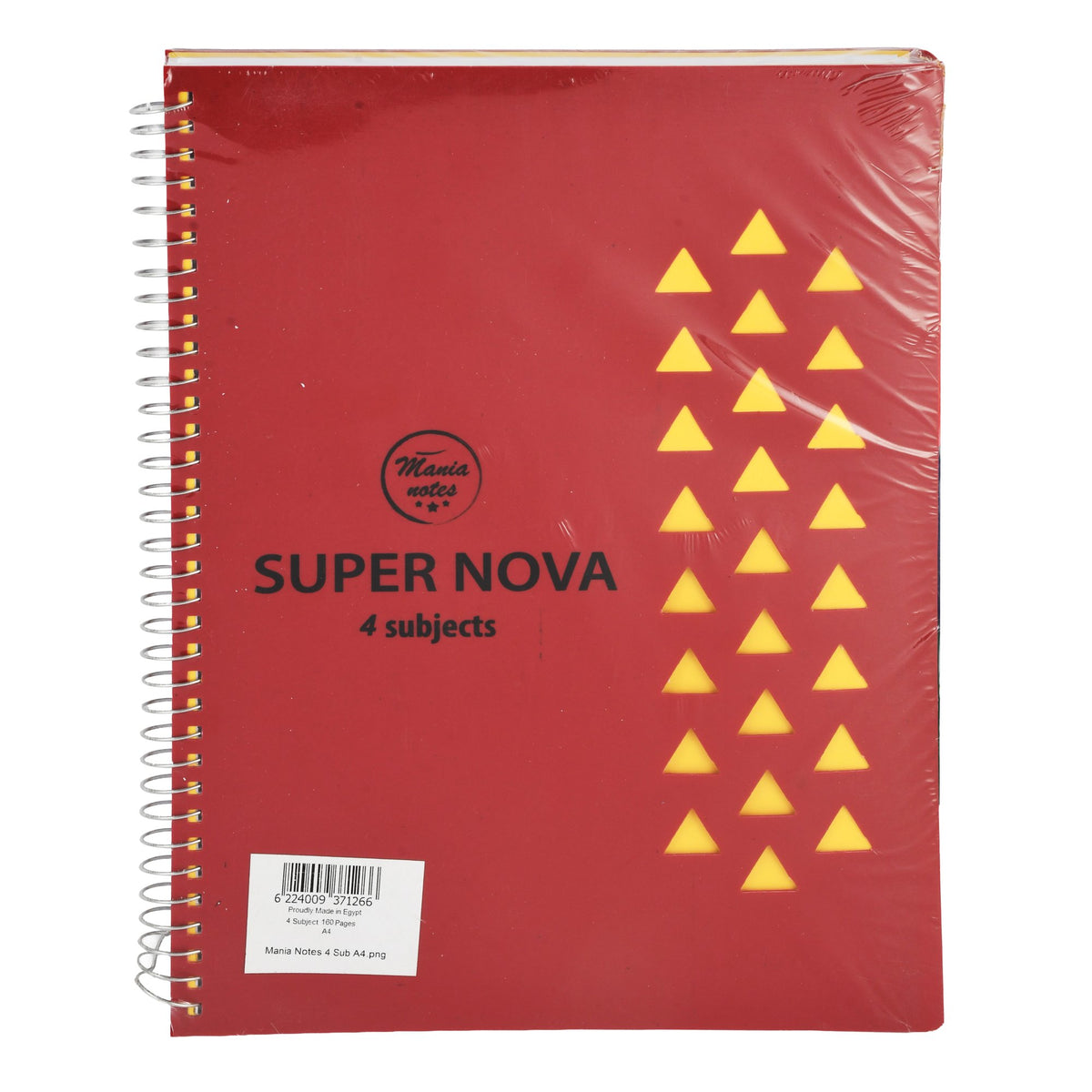 Super Nova 4-Subject Notebook – 160 Sheets