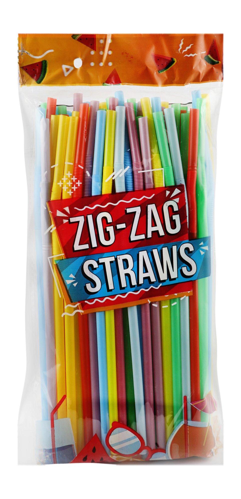 Assorted Zig-Zag Straws