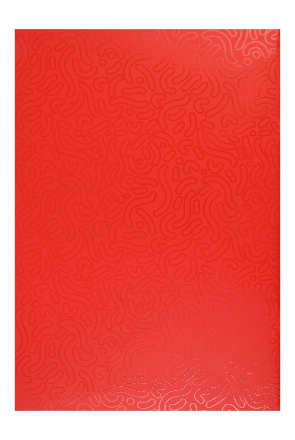 Butterfly Red A4 Lined Notebook – 60 Sheets