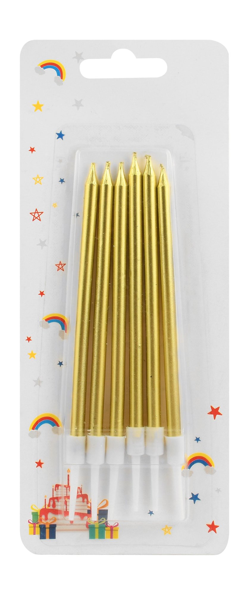 Assorted Birthday Candles with Holders