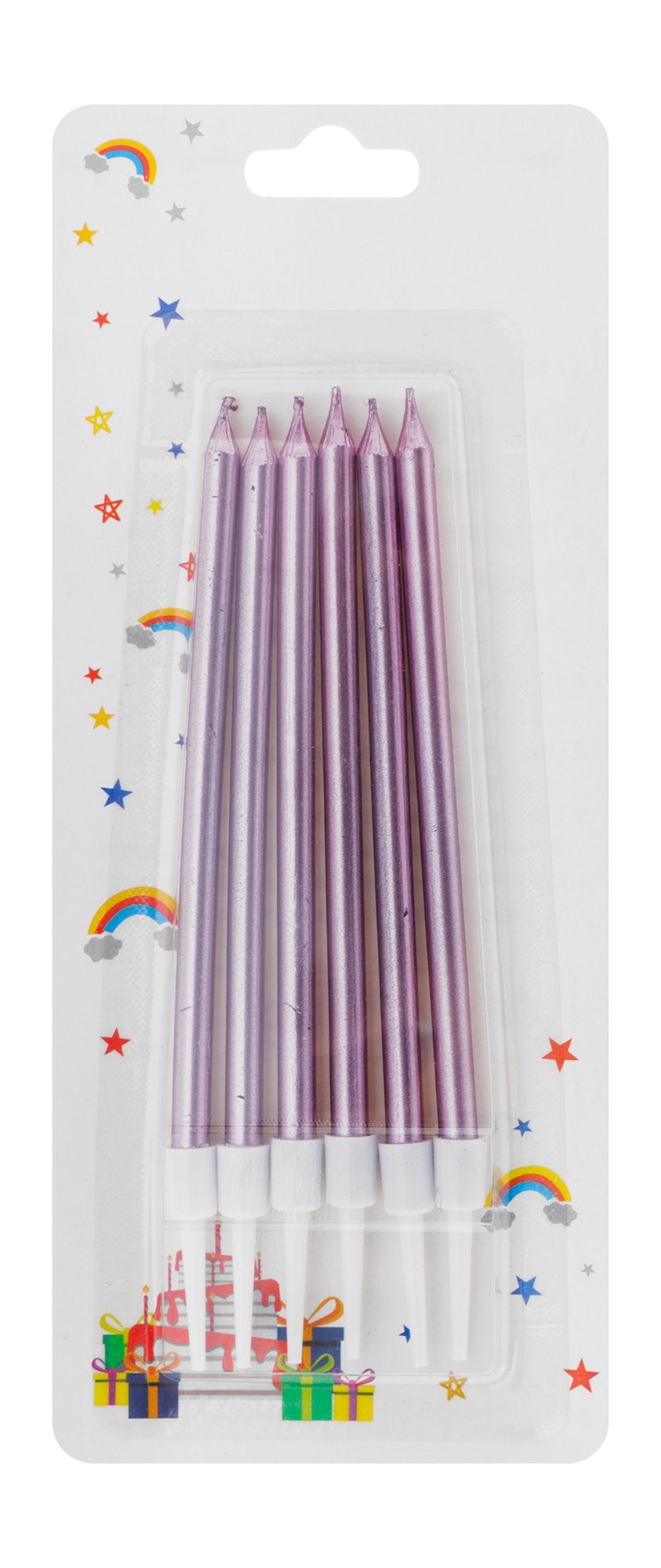 Assorted Birthday Candles with Holders