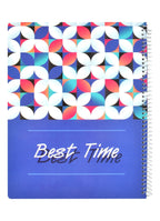Eiffel Print Wire-Bound Notebook – 60 Sheets