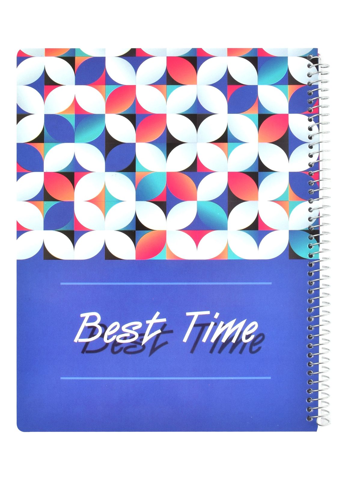 Eiffel Print Wire-Bound Notebook – 60 Sheets