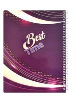 Eiffel Print Wire-Bound Notebook – 80 Sheets
