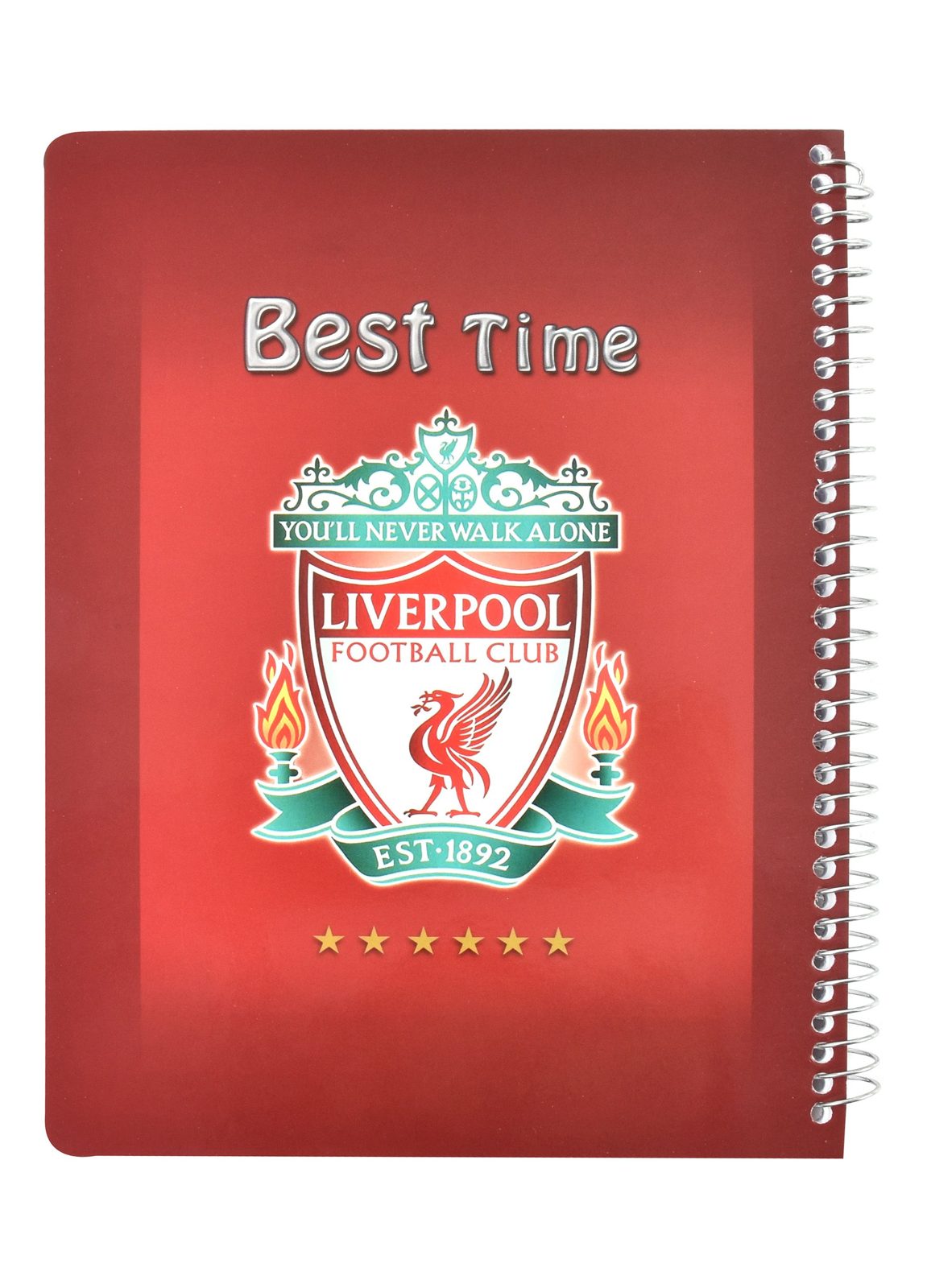 Eiffel Print Wire-Bound Notebook – 80 Sheets