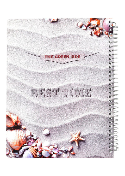 Eiffel Print Wire-Bound Ruled Notebook A5 – 100 Sheets