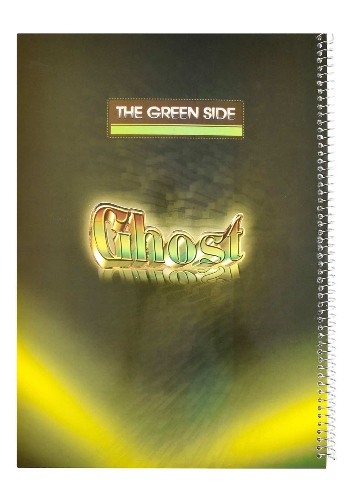 Eiffel Print Ghost Wire-Bound Ruled Notebook – 60 Sheets