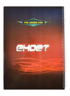 Eiffel Print Ghost Wire-Bound Ruled Notebook – 60 Sheets