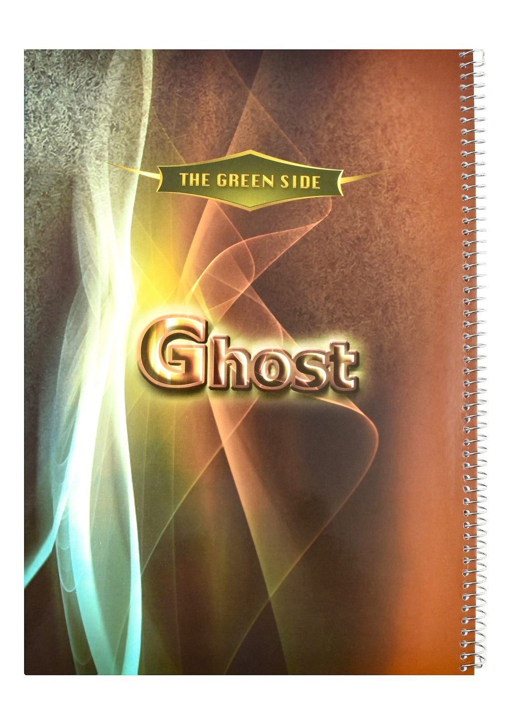 Eiffel Print Ghost Wire-Bound Ruled Notebook – 60 Sheets