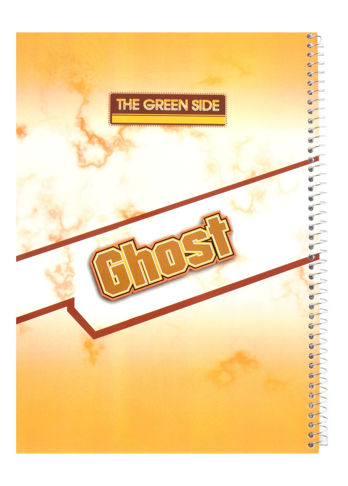 Eiffel Print Ghost Wire-Bound Ruled Notebook – 60 Sheets
