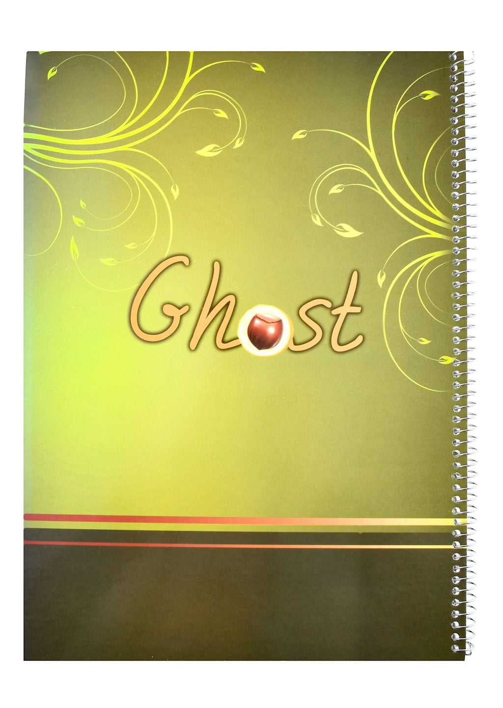 Eiffel Print Ghost Wire-Bound Ruled Notebook – 60 Sheets