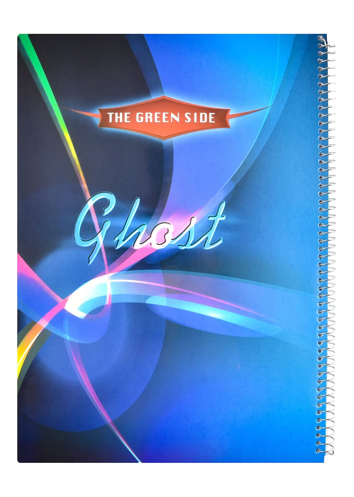 Eiffel Print Ghost Wire-Bound Ruled Notebook – 60 Sheets