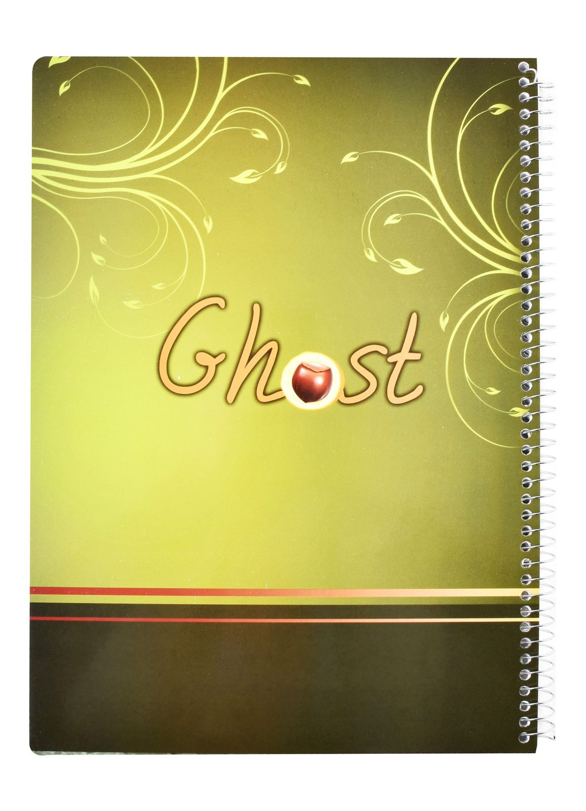 Eiffel Print Ghost Wire-Bound Notebook – 80 Sheets