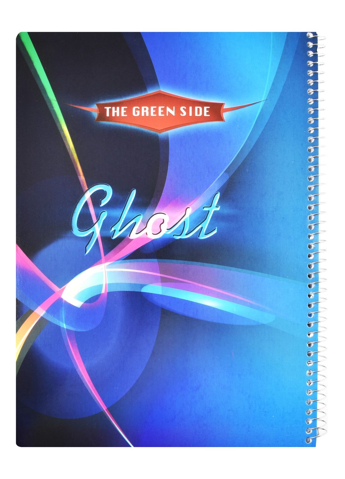 Eiffel Print Ghost Wire-Bound Notebook – 80 Sheets