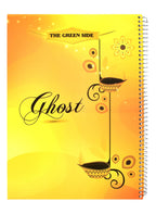 Eiffel Print Ghost Wire-Bound Notebook – 100 Sheets
