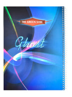 Eiffel Print Ghost Wire-Bound Notebook – 100 Sheets