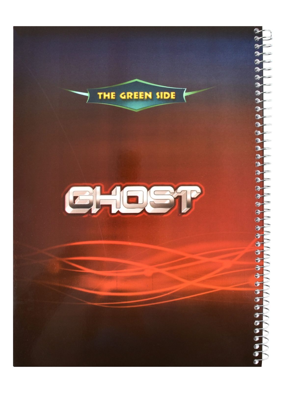 Eiffel Print Ghost Wire-Bound Notebook – 100 Sheets
