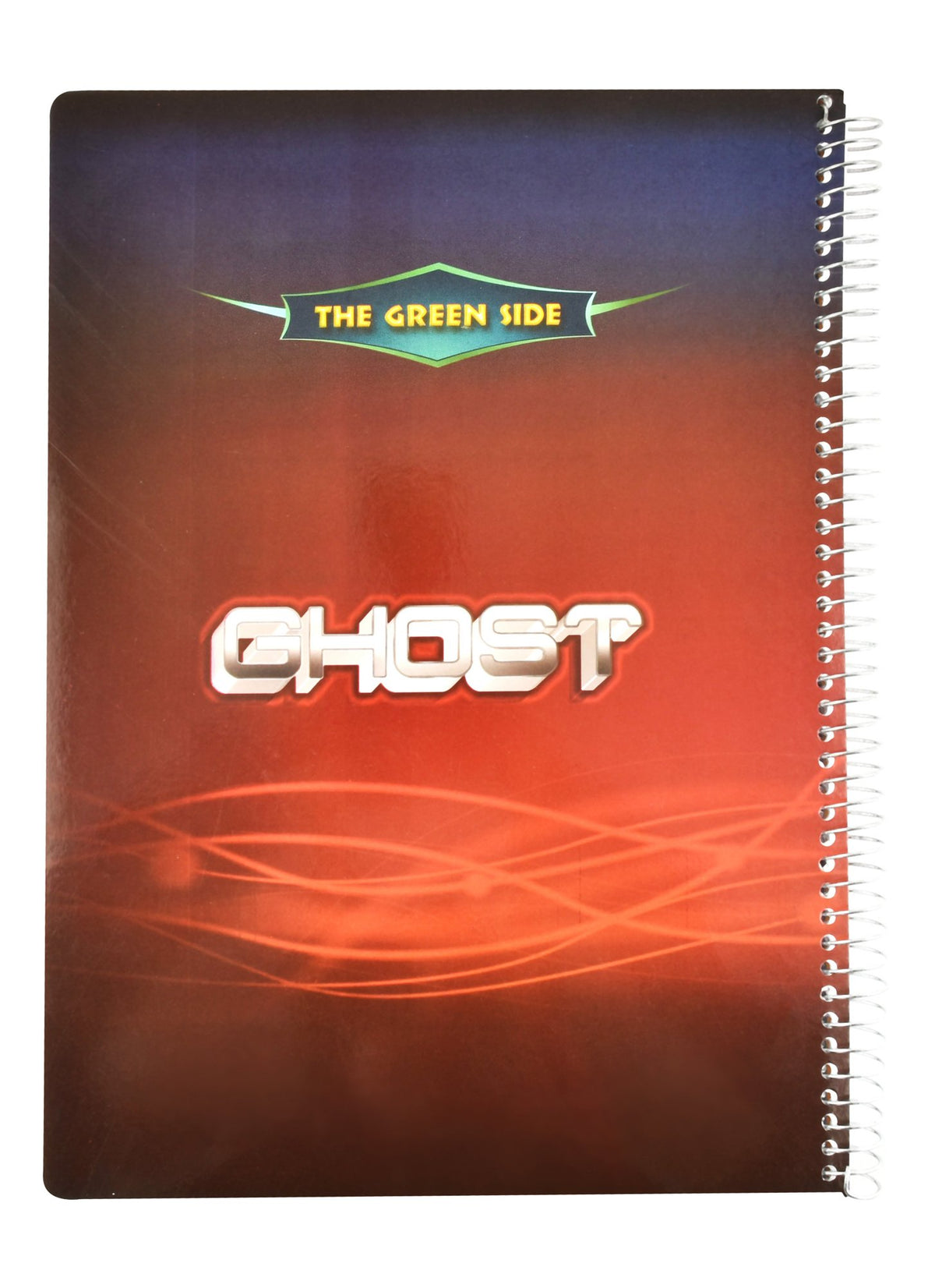 Eiffel Print Ghost A4 Gold Single Lined 4 Subject Notebook – 120 Sheets