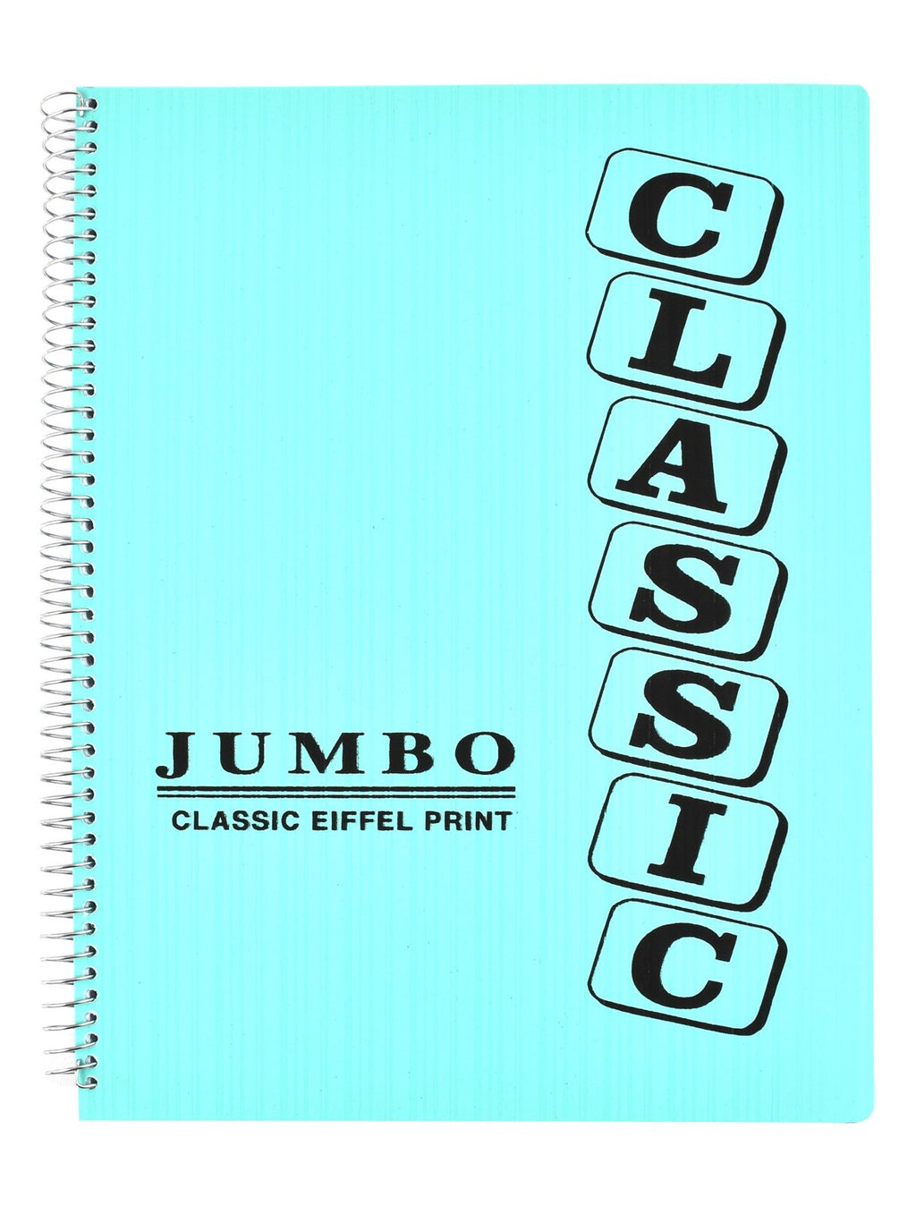 Eiffel Print Jumbo 4-Subject Notebook – 120 Sheets
