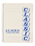 Eiffel Print Jumbo 4-Subject Notebook – 120 Sheets