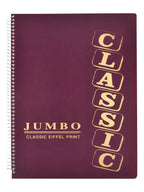 Eiffel Print Jumbo 4-Subject Notebook – 120 Sheets