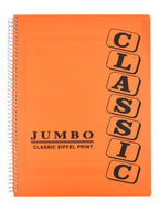 Eiffel Print Jumbo 4-Subject Notebook – 120 Sheets