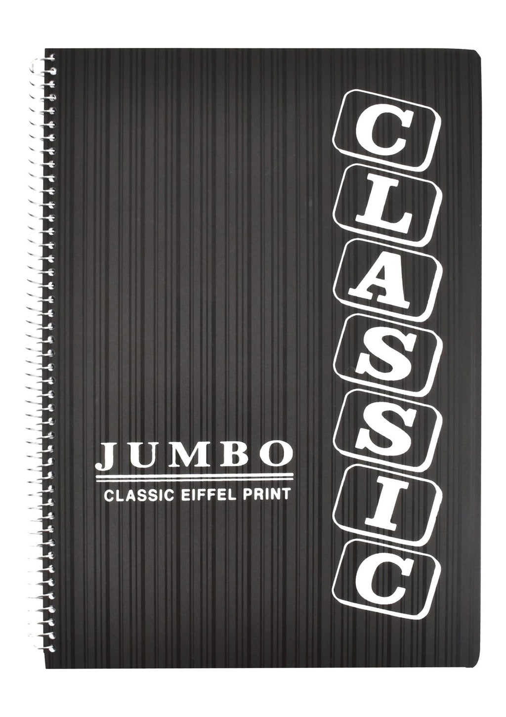 Eiffel Print Jumbo 4-Subject Notebook – 120 Sheets