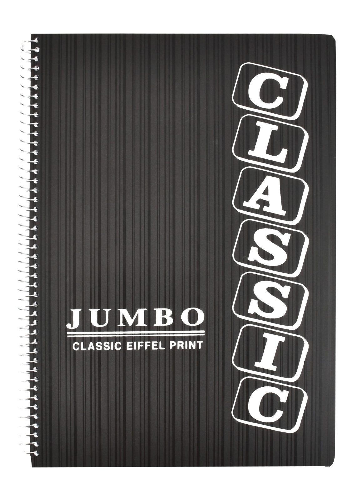 Eiffel Print Jumbo 4-Subject Notebook – 120 Sheets