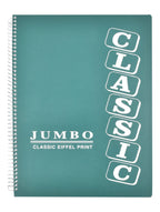 Eiffel Print Jumbo 4-Subject Notebook – 160 Sheets