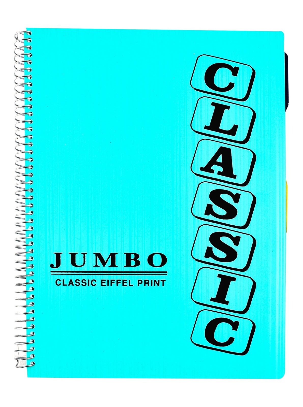 Eiffel Print Jumbo 4-Subject Notebook – 160 Sheets