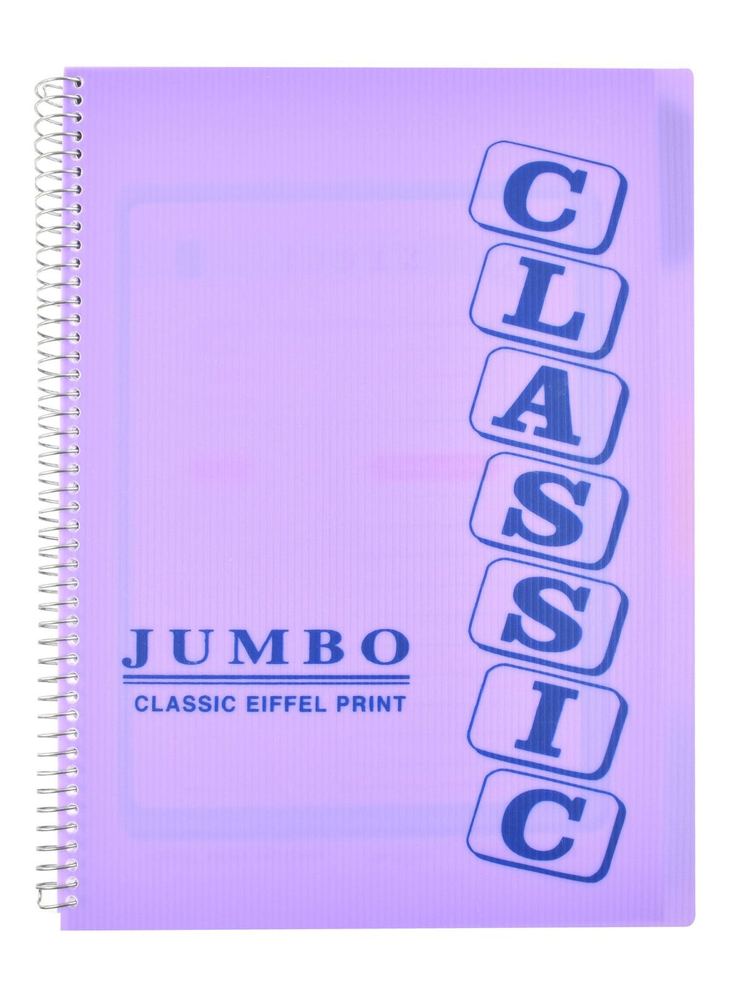 Eiffel Print Jumbo 4-Subject Notebook – 160 Sheets