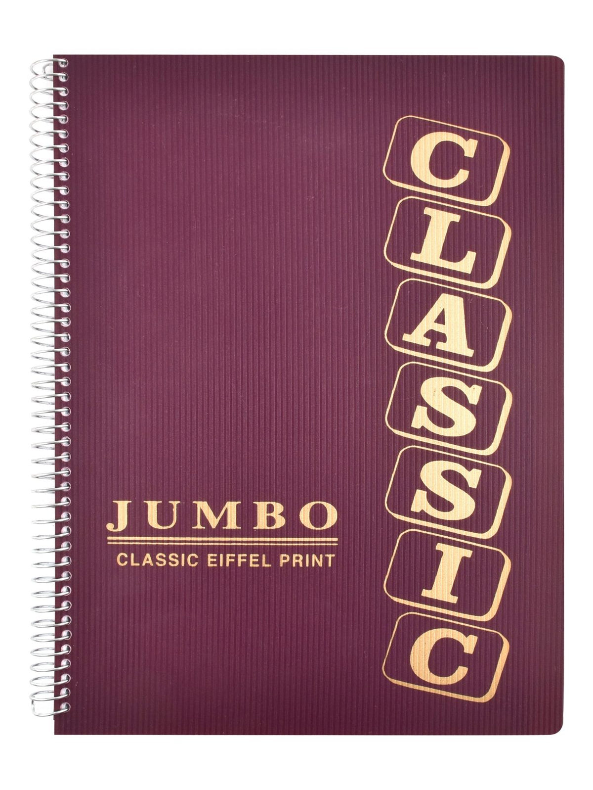 Eiffel Print Jumbo 4-Subject Notebook – 160 Sheets